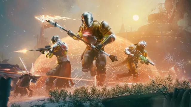 Destiny 2 promotional art — Guardians in combat